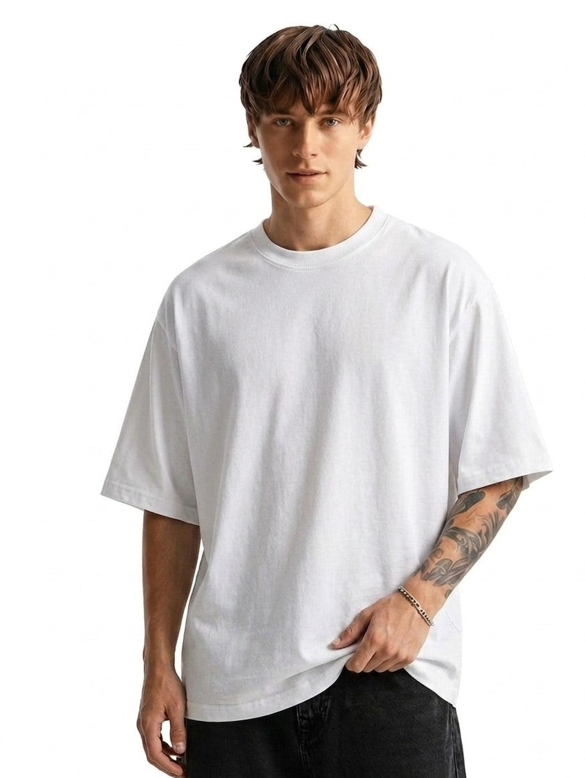Premium Heavyweight Drop-Shoulder Oversized T-Shirt (220-240 GSM)